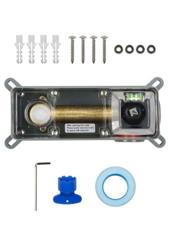 Смеситель для раковины Wonzon & Woghand Steam WW-88869008-MB встраиваемый в стену черный