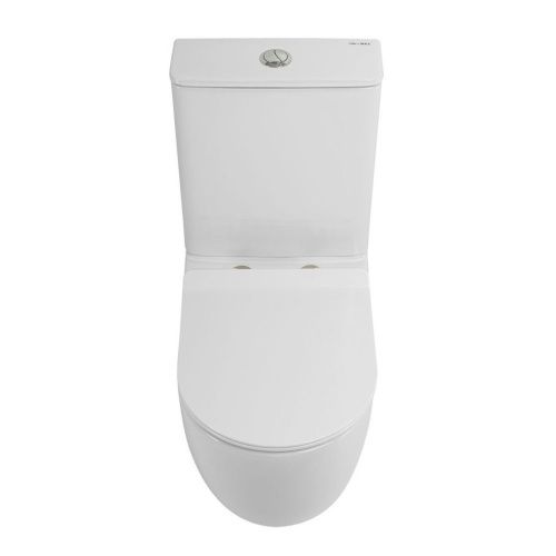 Унитаз напольный Art&Max Parma AM6089CPRVTSC белый с сиденьем микролифт смыв торнадо - фото 4