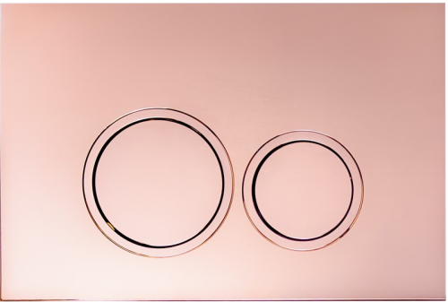 Клавиша смыва механическая Cerutti SPA CR05RG цвет розовое золото