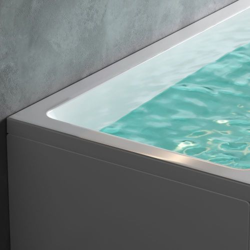 Ванна акриловая Am.Pm Gem W93A-170-070W-A 170х70 пристенная прямоугольная без каркаса - фото 5