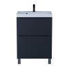 Тумба под раковину Uperwood Tanos 291120331 60х50 напольная цвет черный