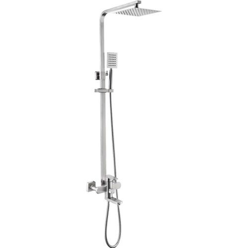 Душевая стойка Melana Stello 610307-1 настенная цвет серый - фото 2