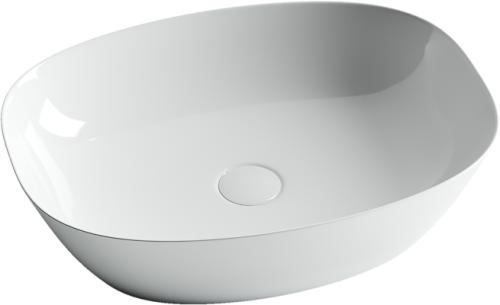 Раковина из сантехнического фарфора Ceramica Nova ELEMENT CN5005 50х40 накладная цвет белый без отверстий под смеситель - фото 2