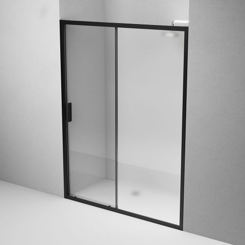 Душевая дверь Am.Pm Gem W90G-150-1-195BM 150х195 стекло прозрачное профиль черный - фото 5