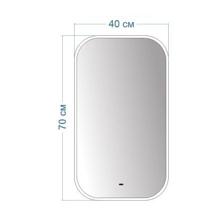 Зеркало с подсветкой Maretti Florenza FL144070P69EL 40х70 подвесное