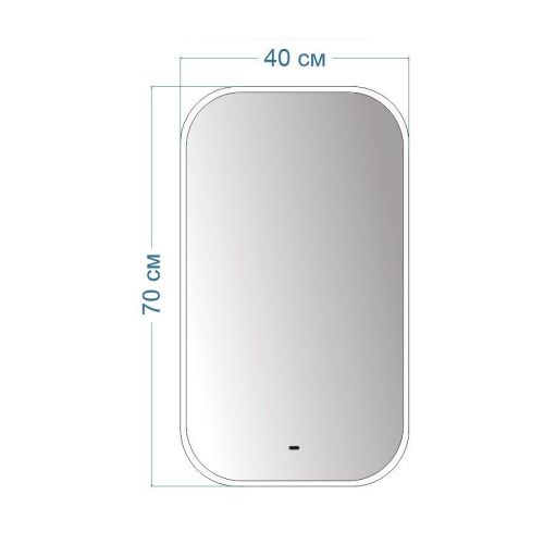 Зеркало с подсветкой Maretti Florenza FL144070P69EL 40х70 подвесное - фото 3