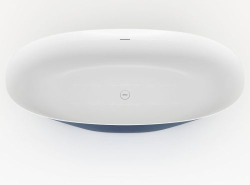 Ванна из искусственного камня Plumberia Selection Veloma VELOMA 160BD 160х70 отдельностоящая овальная с ножками - фото 5