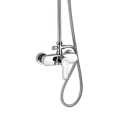 Душевая стойка D-Lin D10A07 настенная цвет хром - фото 4