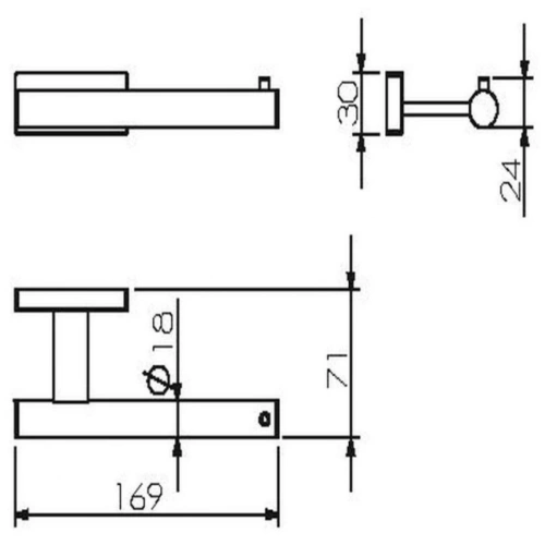 Бумагодержатель Langberger ALSTER 10943A - фото 2