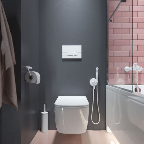 Клавиша смыва механическая Iddis Unifix UNI06MWi77 цвет белый - фото 2