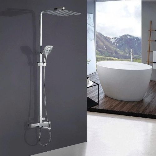 Душевая стойка ALMAes Tena TVZ-1826 настенная цвет хром - фото 2