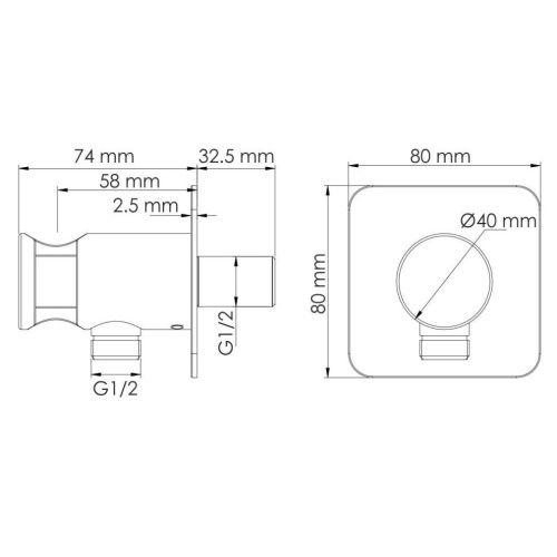 Шланговое подключение WasserKRAFT Weida 3100 A271 - фото 3