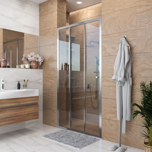 Душевая дверь Grossman Falcon GR-D110Fa 110х190 стекло прозрачное профиль хром - фото 2