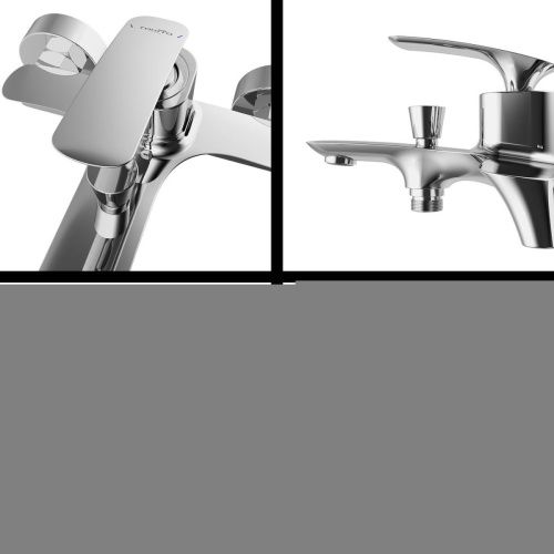 Смеситель для ванны Tokito FUJI TOK-FUJ-1014 настенный хром - фото 5