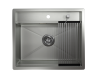 Кухонная мойка Granula Kitchen Space 6051, СТАЛЬ МАТОВАЯ 60х50 цвет нержавеющая сталь поверхность матовая
