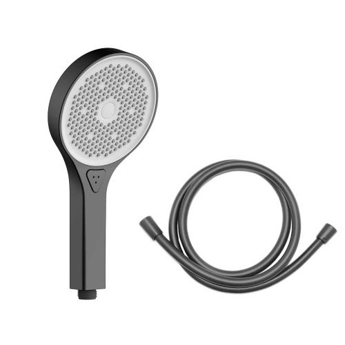 Душевой гарнитур Vincea  VSHN-42HGM настенный вороненая сталь