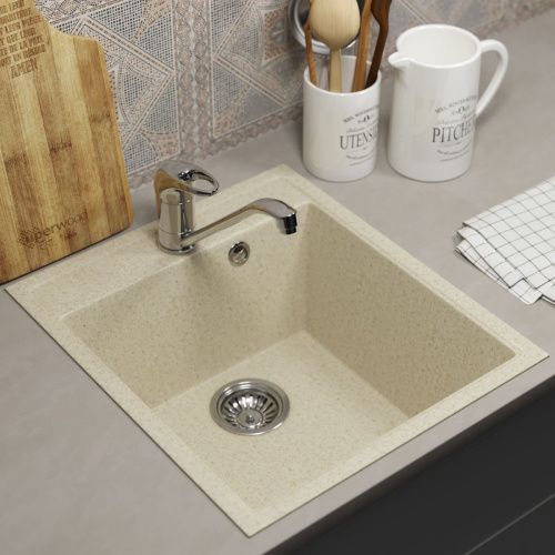 Кухонная мойка Uperwood ECON UPD-404 4910201224 45х50 цвет бежевый поверхность матовая - фото 2