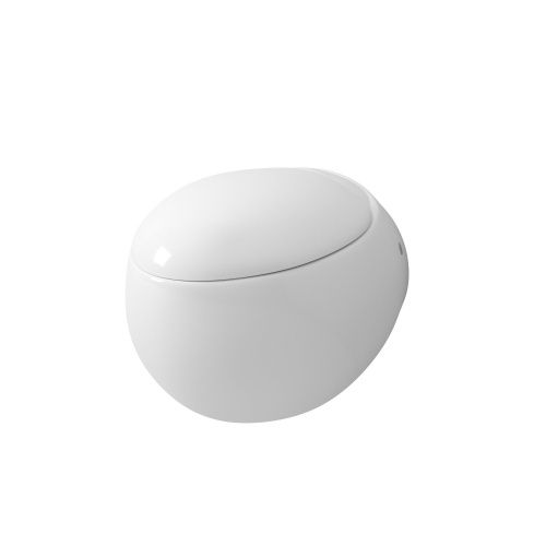 Унитаз подвесной Grossman Санфаянс GR-4442 белый с сиденьем микролифт безободковый каскадный смыв