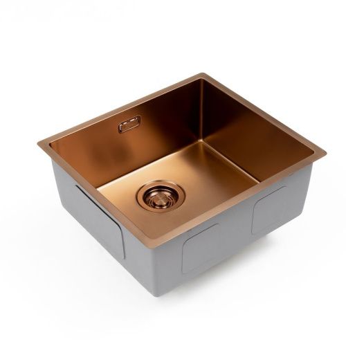 Кухонная мойка Grandex Aqua 5010862 50х45 цвет медь поверхность матовая - фото 4