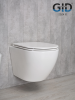 Унитаз подвесной Gid Convexo 62234Y белый с сиденьем микролифт безободковый смыв торнадо