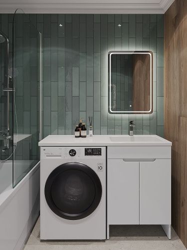 Тумба с раковиной Orange Sistema STD-120TUW+RAR 120х50 напольная цвет белый - фото 4