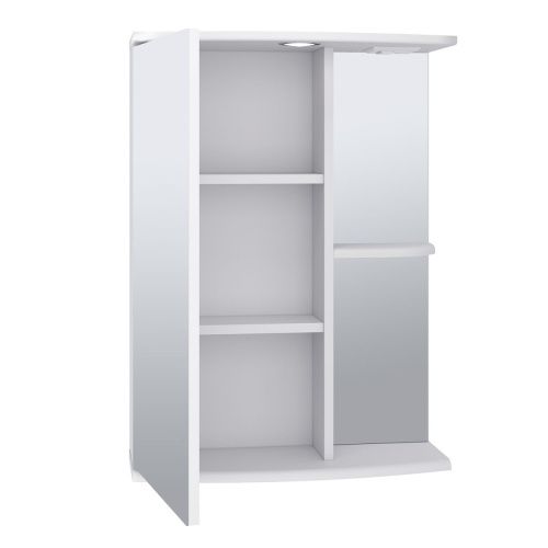 Зеркало-шкаф Runo Николь 00000000037 60х80 подвесной цвет белый - фото 2