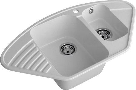 Кухонная мойка Granfest Quarz 14 серый 95х50 цвет серый поверхность матовая