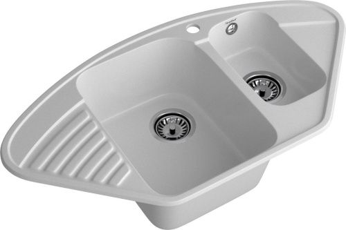 Кухонная мойка Granfest Quarz 14 серый 95х50 цвет серый поверхность матовая - фото 2