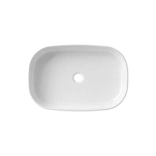 Раковина из сантехнического фарфора Lavinia Boho Bathroom Sink Slim 33311003 50х40 накладная цвет белый без отверстий под смеситель - фото 4