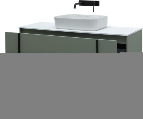 Тумба под раковину Allen Brau Reality 1.32008.CGM 120х50 подвесная цвет зеленый - фото 3