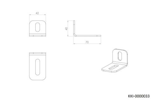 Комплект креплений инсталляции к стене Aquatek KKI-0000033 в капитальную стену и пол - фото 3