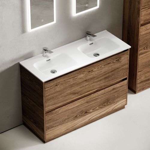 Тумба под раковину Sancos Libra Floor LB120F-2ECH 120х50 напольная цвет коричневый - фото 5