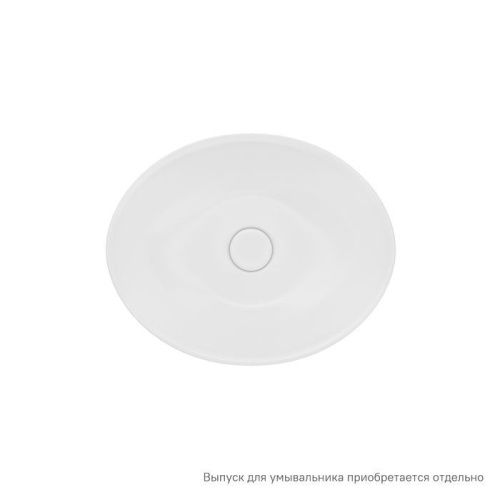 Раковина керамическая Iddis Cloud CLOWS06i27 40х30 накладная цвет белый без отверстий под смеситель - фото 2