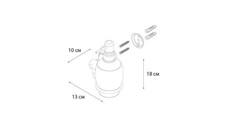 Дозатор жидкого мыла Fixsen Bogema FX-78512