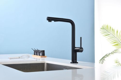 Смеситель для кухни Paulmark NEO Ne214419-AN на мойку черный - фото 4