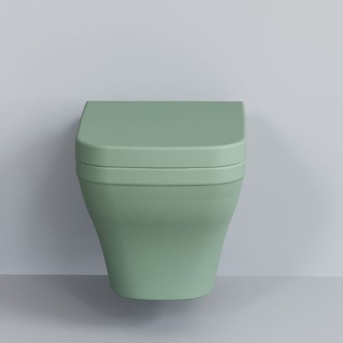 Унитаз подвесной Ambassador Benefit 203T21001R-202T21001 мятный с сиденьем - фото 3