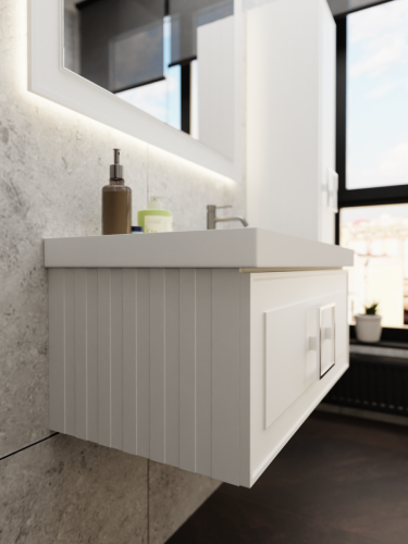 Зеркало с подсветкой La Fenice Cubo Bianca FNC-02-CUB-B-80-60 80х60 - фото 3