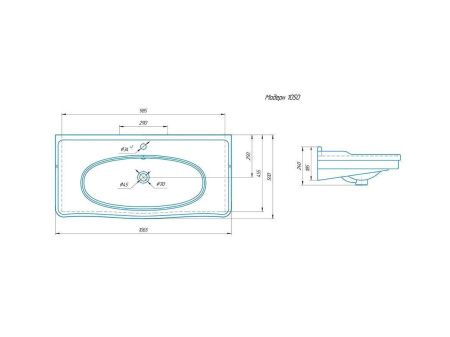Тумба под раковину Corozo Манойр SD-00000357 100х40 напольная цвет белый