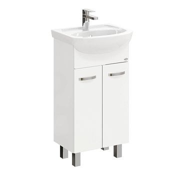 Тумба под раковину Onika Коралл 104701 40х30 напольная цвет белый