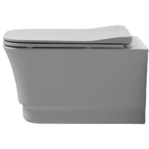 Чаша унитаза подвесная White Ceramic Idea W1000305 цвет черный без сиденья безободковая