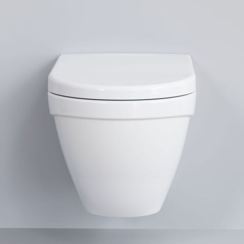 Унитаз подвесной Ambassador Nord 133T20001-132T20001 белый с сиденьем микролифт - фото 3