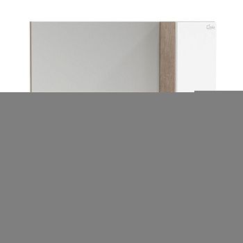 Зеркало-шкаф Onika Алеста 208095 80х80 подвесной цвет белый/бежевый