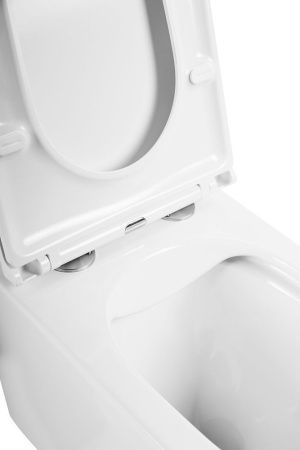 Унитаз подвесной BelBagno ARDENTE-R BB520CHR/SC белый с сиденьем микролифт безободковый каскадный смыв