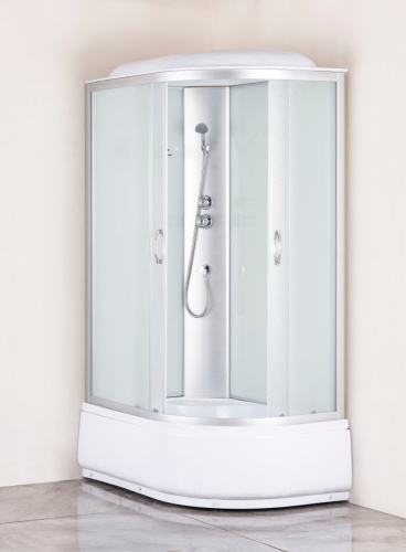 Душевая кабина Taliente TA-12080M(L) 120х80 асимметричная с крышей ориентация левая - фото 2