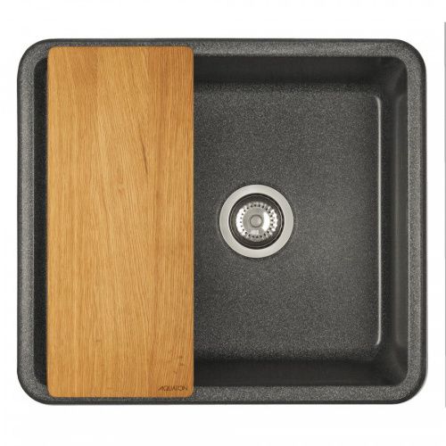 Кухонная мойка Aquaton Беллис 1A724932BS210 55х50 цвет серый - фото 2