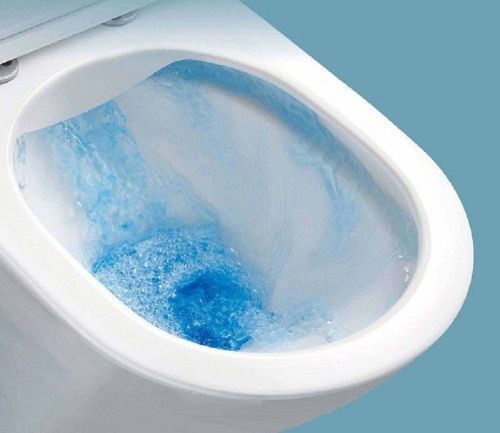 Унитаз напольный с бачком CeramaLux 2178 белый с сиденьем микролифт безободковый каскадный смыв - фото 4