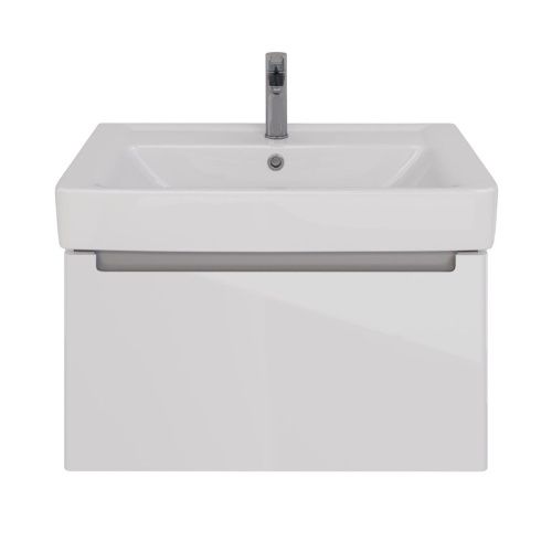 Тумба под раковину LeMark Buno mini LM05BM80T 70х50 подвесная цвет белый - фото 5