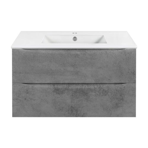 Тумба под раковину Vincea Mia VMC-2MC900BT 90х50 подвесная цвет серый - фото 3