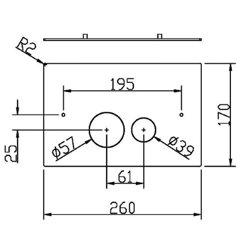 Клавиша смыва механическая Boheme 648-SGM цвет вороненая сталь - фото 2