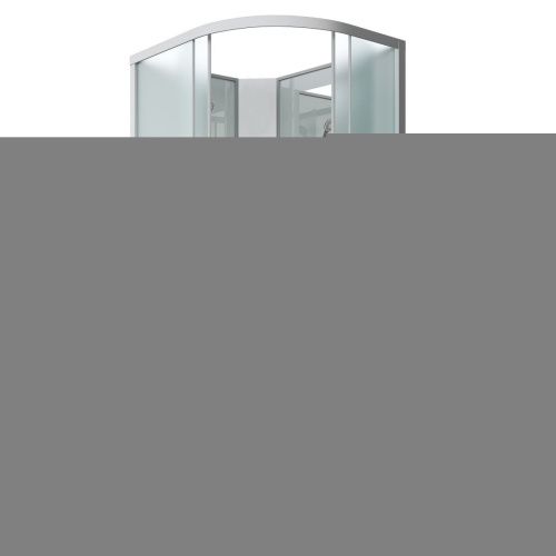 Душевая кабина Niagara Classic 331844LBKG 110х80 асимметричная без крыши ориентация левая